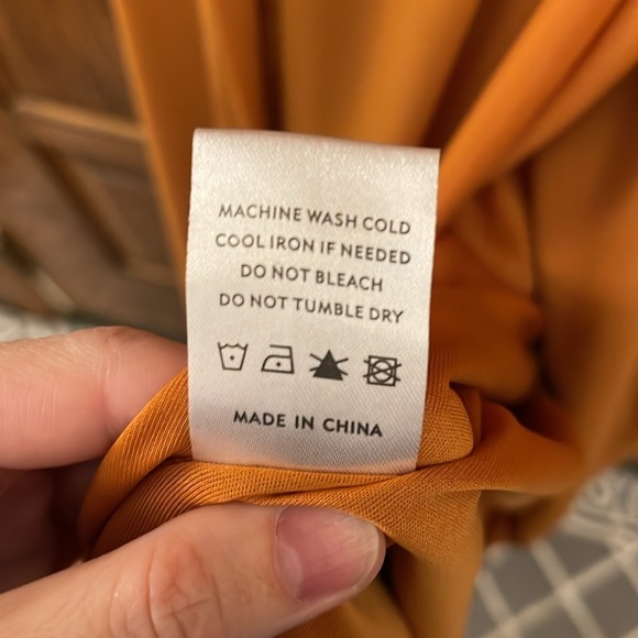 Baltic Born Katya Ruffle Maxi Dress in Amber Size Large - Picture 4 of 5